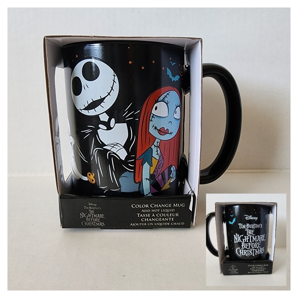Zak Designs Disney Nightmare Before Christmas Color Change Jack & Sally … - Picture 1 of 6